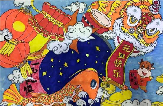 新春绘画图片大全初中_新春绘画图片_新春绘画图片大全